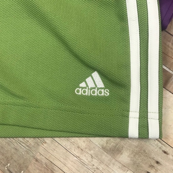 Adidas Retro Work Out Lounge Shorts Green Small - Picture 4 of 6